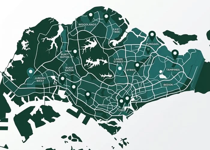 Singapore service coverage map